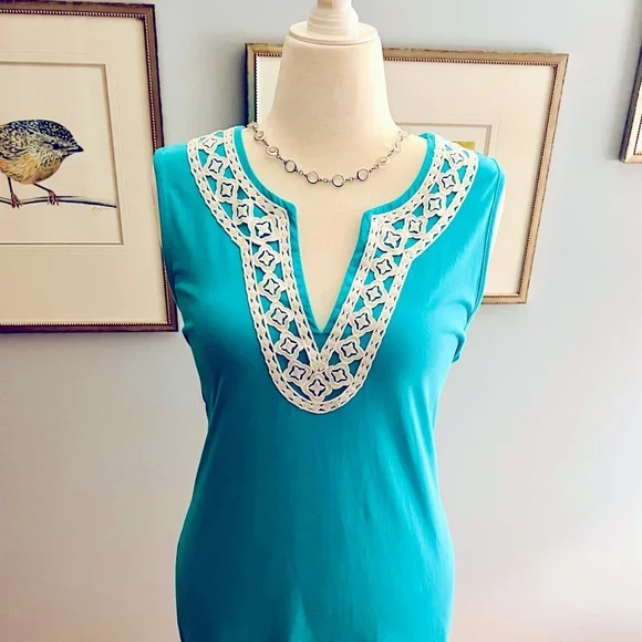 Lands' End | Dresses | Lands End Cotton Jersey Sleeveless Dress Xl Nwot |  Poshmark